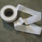 White Plastic Flag Ribbon