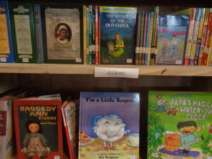 An assortment of used children's books