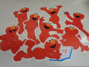 Officially Licensed Elmo Vinyl Wall Decals