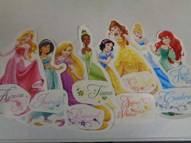 Officially Licensed Disney Princesses Vinyl Wall Decals