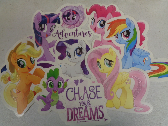 Officially Licensed My Little Pony: The Movie Vinyl Wall Decals