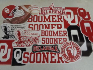 Officially Licensed Oklahoma Sooners Vinyl Wall Decals