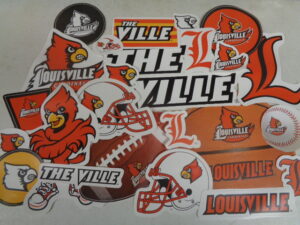 Officially Licensed Louisville Cardinals Vinyl Wall Decals