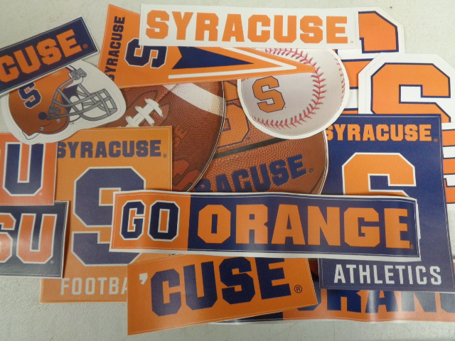 Officially licensed Syracuse University vinyl wall decals