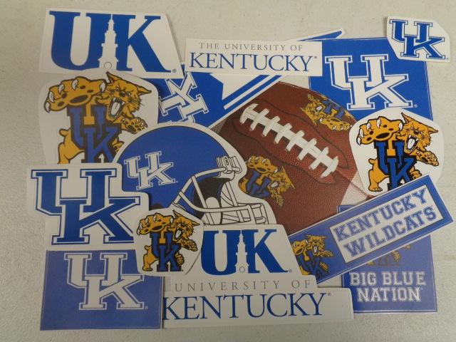 Officially licensed Kentucky University vinyl wall decals