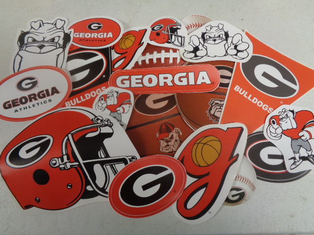 Officially licensed University of Georgia vinyl wall decals