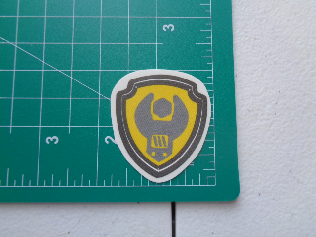 Rubble Mini Badge - Boys Paw Patrol