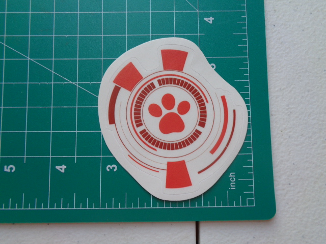 Encircled Red Pawprint - Boy Paw Patrol