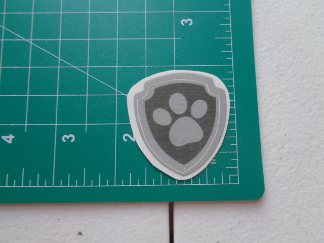 Pawprint Mini Badge - Boy Paw Patrol