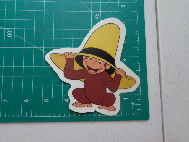 Small Curious George in the Yellow Hat