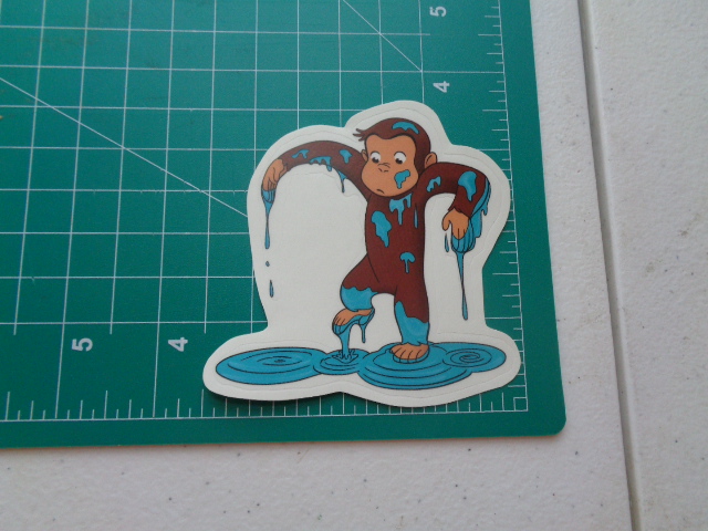 Curious George Water Soaked Monkey