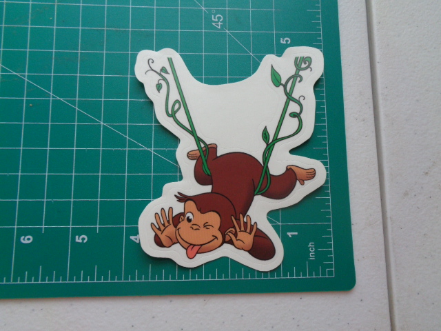Curious George Monkey on Vine