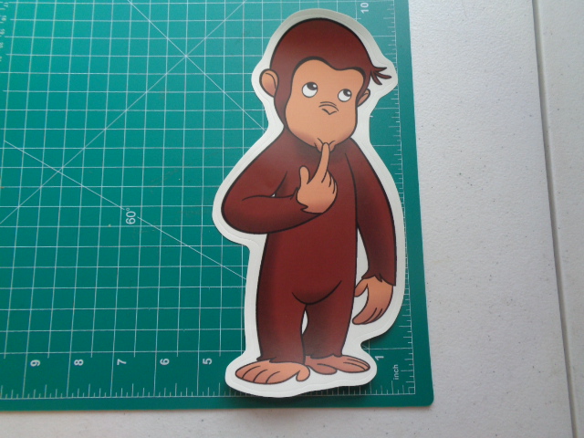 Curious George Scolded Monkey
